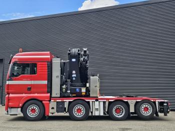 TGX 37.480 8x2-6 / HMF 85 t/m CRANE / KRAN